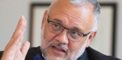 Ebrahim Rasool, who will be returning as ambassador to the US, addresses the Cape Town Press Club on 15 December 2020. (Photo: Gallo Images / Brenton Geach)